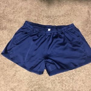 Lululemon Silky Navy Shorts 10 HAS POCKETS